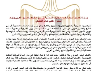 L’Égypte assure le suivi de ses ressortissants dans le Golfe 4 - Le Progrès Egyptien L’Égypte assure le suivi de ses ressortissants dans le Golfe
