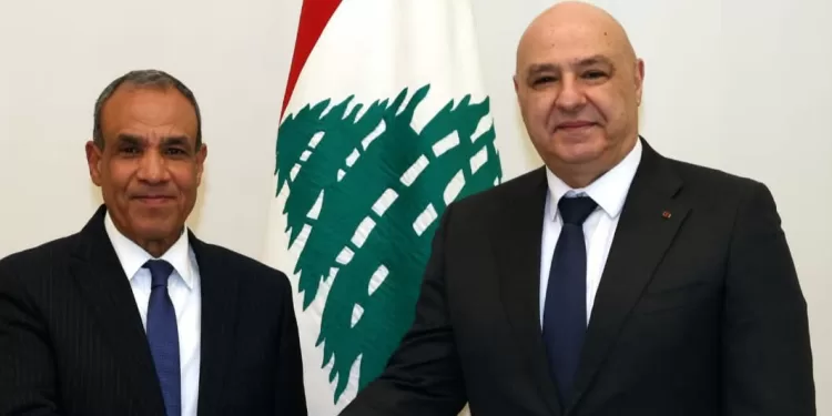 Abdel-Aati transmet un message de soutien de l'Etat et du peuple égyptiens au président libanais 1 - Le Progrès Egyptien