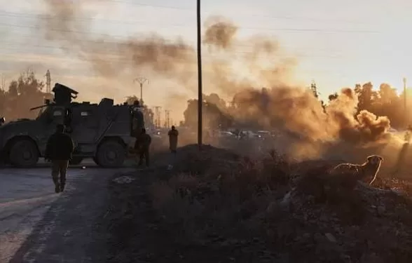 Bombardement d’une base militaire syrienne près d’Al-Yaaroubiya 2 - Le Progrès Egyptien Bombardement d’une base militaire syrienne près d’Al-Yaaroubiya 1 - Le Progrès Egyptien