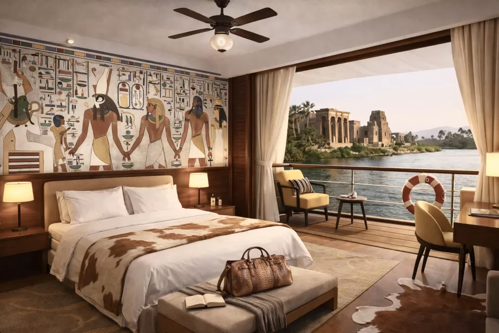 “L’Œil” du fleuve éternel : Un luxe lent sous le ciel d’Egypte 12 - Le Progrès Egyptien “L’Œil” du fleuve éternel : Un luxe lent sous le ciel d’Egypte 11 - Le Progrès Egyptien