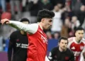 Ligue des champions: très poussif, Arsenal arrache le match nul grâce à Kai Havertz