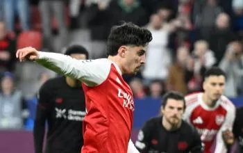 Ligue des champions: très poussif, Arsenal arrache le match nul grâce à Kai Havertz