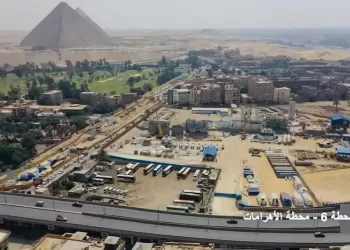 Ligne 4 du métro: Le Président inspecte les travaux à la station «Al-Ahramat»