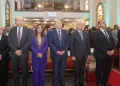Manal Awad participe à la célébration de Pâques de l’Église évangélique