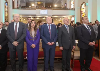 Manal Awad participe à la célébration de Pâques de l’Église évangélique