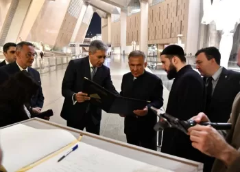 Le président du Tatarstan visite le Grand Musée égyptien 5 - Le Progrès Egyptien Le président du Tatarstan visite le Grand Musée égyptien