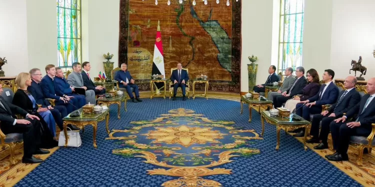Al-Sissi reçoit le Président du Tatarstan au Palais d'Al-Ittihadiya 1 - Le Progrès Egyptien