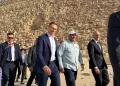 Le président finlandais en visite du GME et des Pyramides