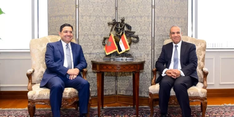 Le ministre des Affaires étrangères reçoit son homologue marocain 2 - Le Progrès Egyptien Le ministre des Affaires étrangères reçoit son homologue marocain 1 - Le Progrès Egyptien