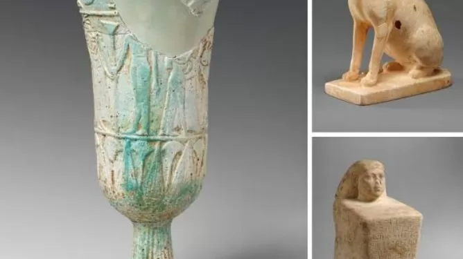 L'Égypte réussit à rapatrier 13 trésors archéologiques depuis les États-Unis 1 - Le Progrès Egyptien