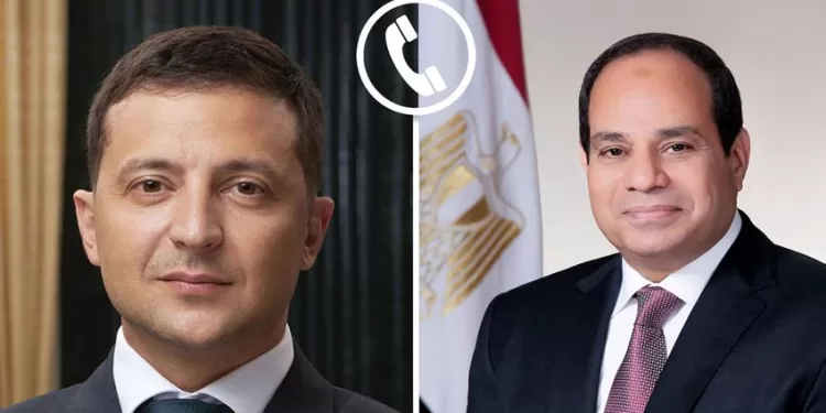 Le Président Al-Sissi s’entretient par téléphone avec le Président ukrainien Volodymyr Zelenskyy 1 - Le Progrès Egyptien