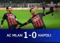 Italie: Naples déborde l’AC Milan et revient à sept points de l’Inter