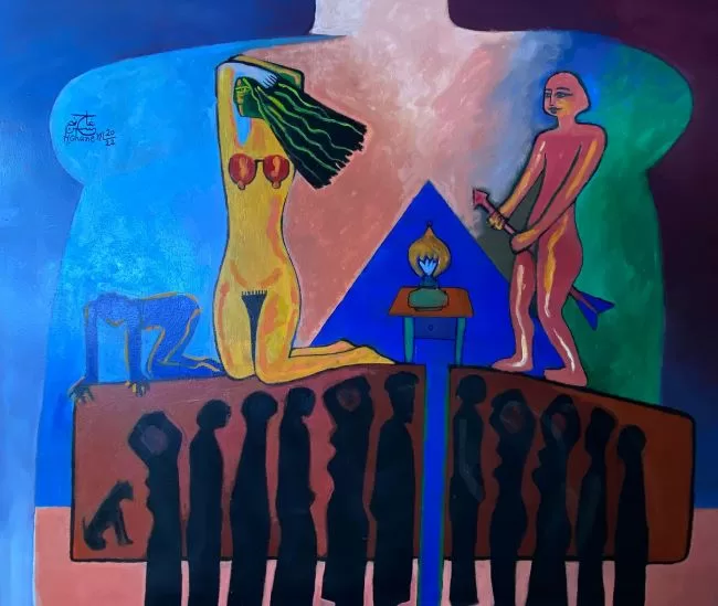 Hassan Ghanem : « Beni Hassan » et la philosophie de la fusion entre ligne et couleur 9 - Le Progrès Egyptien