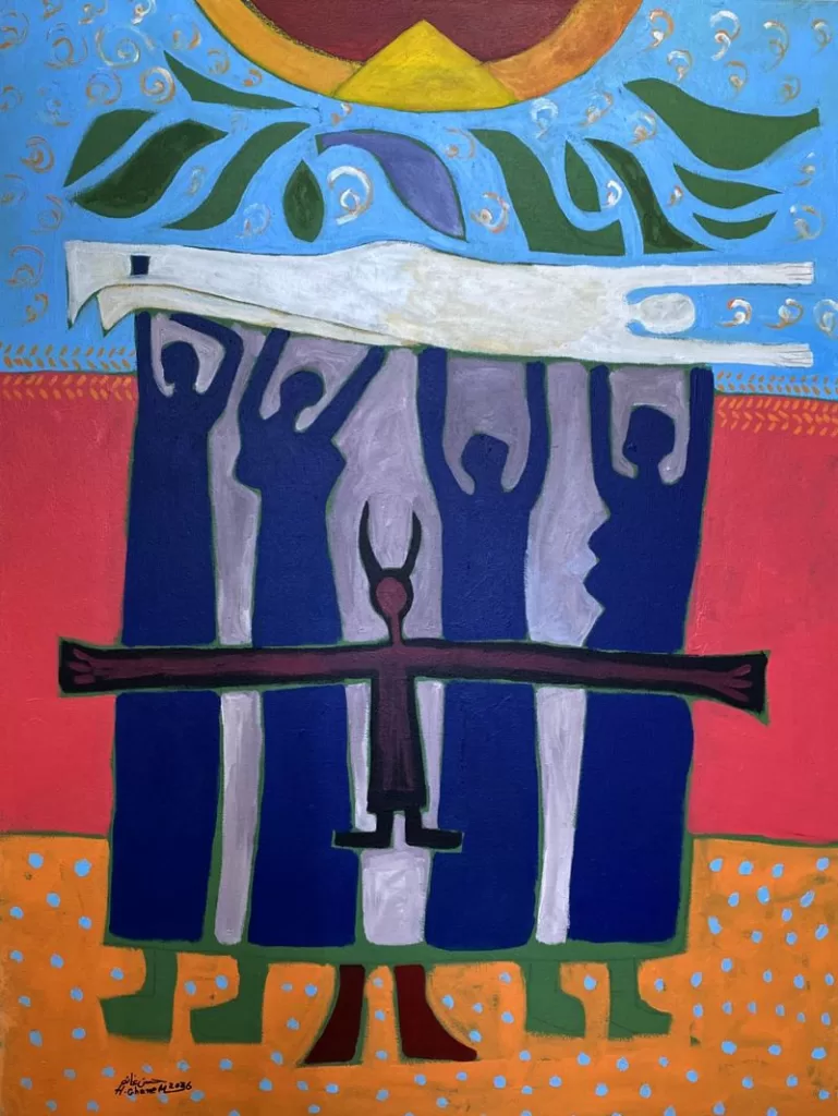 Hassan Ghanem : « Beni Hassan » et la philosophie de la fusion entre ligne et couleur 3 - Le Progrès Egyptien