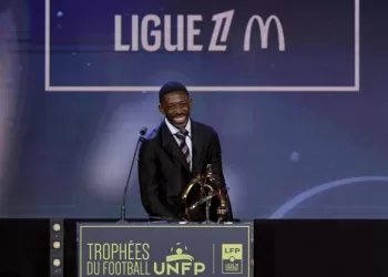 Dembélé reste meilleur joueur en Ligue 1