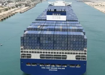 Le canal de Suez confirme son leadership mondial: Traversée du porte-conteneurs géant “CMA CGM GRAND PALAIS”