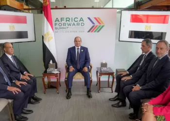 Sommet Afrique-France: Rencontre entre le Président Al-Sissi et le PDG de CMA CGM