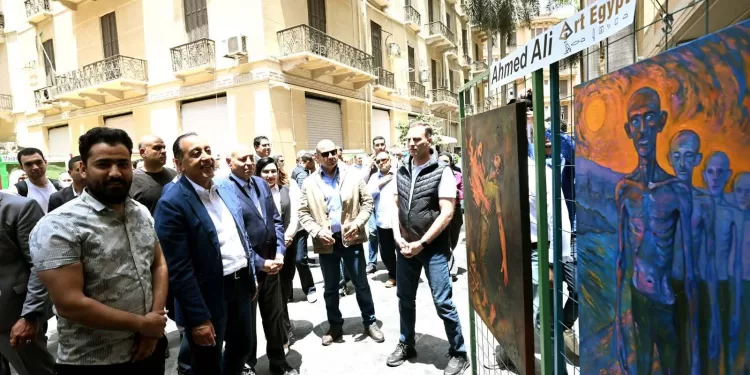 Centre-Ville: Le Premier ministre assiste au lancement de l'initiative "Rue de l'Art" 1 - Le Progrès Egyptien