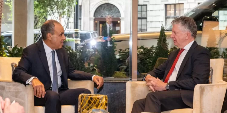 Le ministre des Affaires étrangères rencontre le conseiller britannique à la sécurité nationale 2 - Le Progrès Egyptien Le ministre des Affaires étrangères rencontre le conseiller britannique à la sécurité nationale 1 - Le Progrès Egyptien