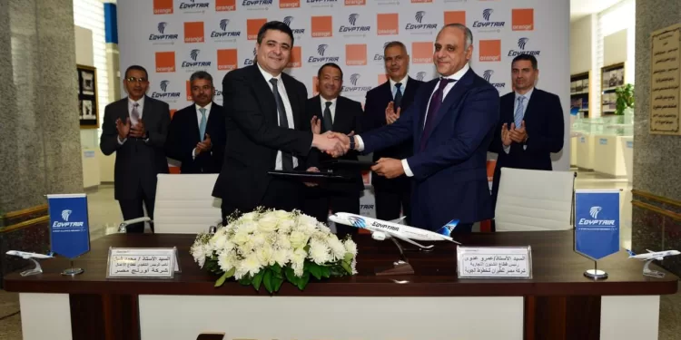 Partenariat entre EgyptAir et Orange Égypte 2 - Le Progrès Egyptien Partenariat entre EgyptAir et Orange Égypte 1 - Le Progrès Egyptien
