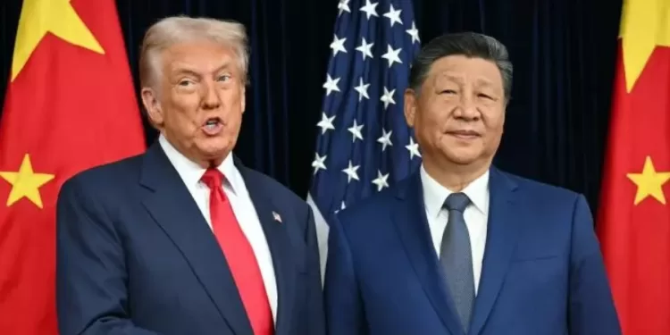 Trump en Chine, entend presser Xi "d'ouvrir" Pékin au business américain 2 - Le Progrès Egyptien Trump en Chine, entend presser Xi "d'ouvrir" Pékin au business américain 1 - Le Progrès Egyptien