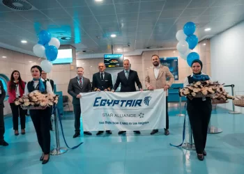 Lancement du premier vol d’EgyptAir vers Los Angeles