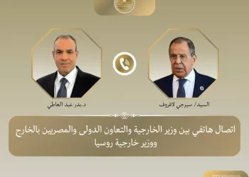 Entretien téléphonique Abdel Aati-Lavrov sur la : coopération et les crises régionales