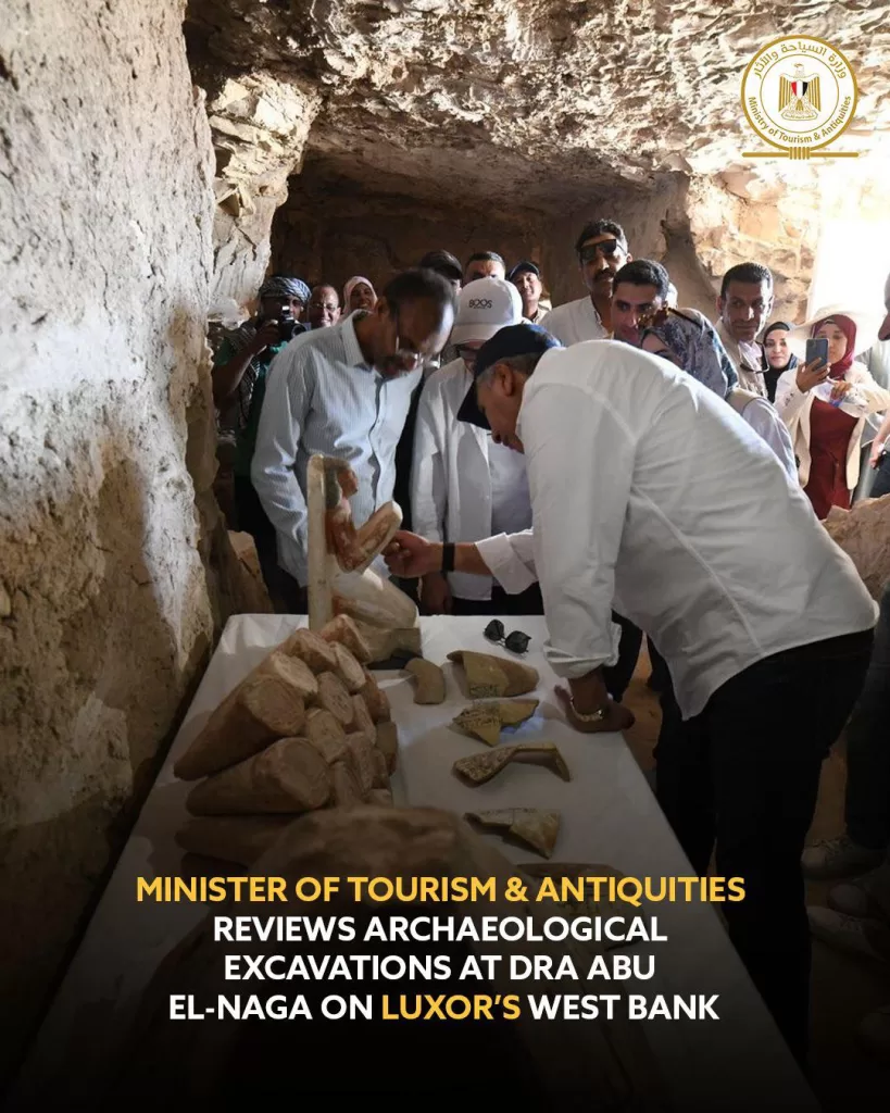 Louxor : Nouvelles découvertes archéologiques majeures à Dra Abou El-Naga 4 - Le Progrès Egyptien Louxor : Nouvelles découvertes archéologiques majeures à Dra Abou El-Naga 3 - Le Progrès Egyptien