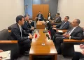 Abdel-Aati s’entretient avec le président du Conseil de recherche politique du Parti libéral-démocrate japonais