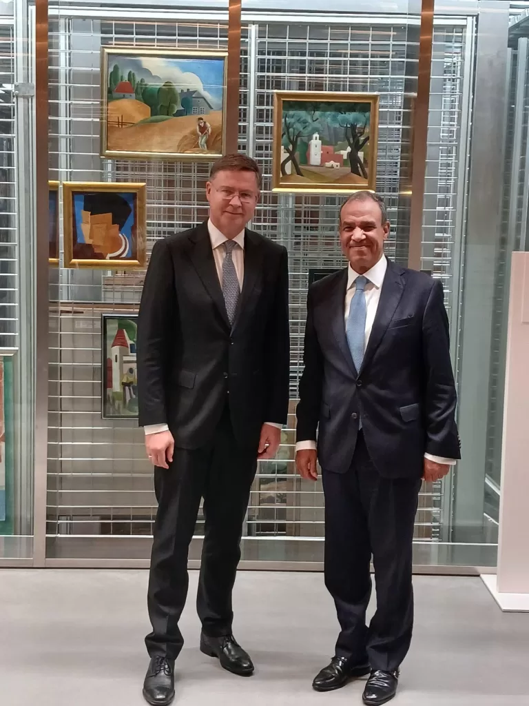Riga: Le ministre des Affaires étrangères rencontre le commissaire européen à l'Économie 3 - Le Progrès Egyptien