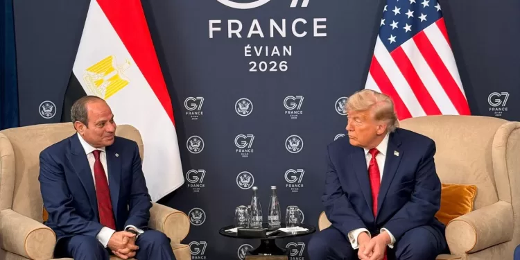 Abdel-Fattah Al-Sissi et Donald Trump réaffirment leur partenariat stratégique à Évian 2 - Le Progrès Egyptien Abdel-Fattah Al-Sissi et Donald Trump réaffirment leur partenariat stratégique à Évian 1 - Le Progrès Egyptien
