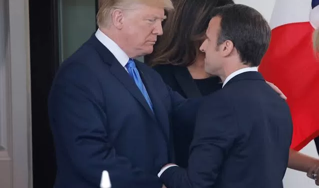 Trump reçoit Macron en marge du sommet G7 2 - Le Progrès Egyptien Trump reçoit Macron en marge du sommet G7 1 - Le Progrès Egyptien