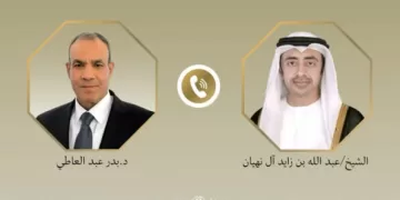 Abdel Aati s’entretient avec Abdallah ben Zayed sur la situation au Moyen-Orient