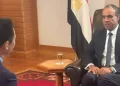 Abdel-Aati accorde une interview à la chaîne de télévision japonaise NHK