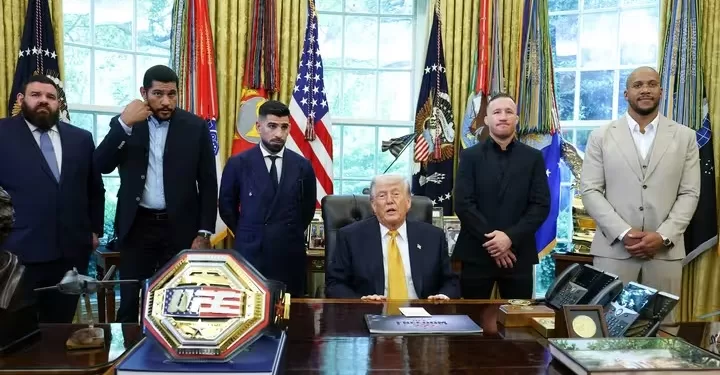 Cadeau d'anniversaire de Trump, enjeu politique, retour de Ciryl Gane 2 - Le Progrès Egyptien Cadeau d'anniversaire de Trump, enjeu politique, retour de Ciryl Gane 1 - Le Progrès Egyptien