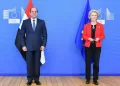 Le Président s’entretient à Évian avec la Présidente de la Commission européenne