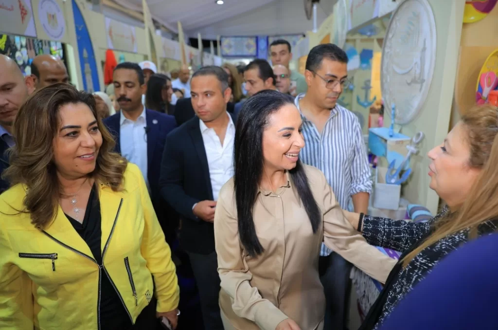 La ministre de la Solidarité sociale inaugure le salon «Diarna» à Marina 4 3 - Le Progrès Egyptien