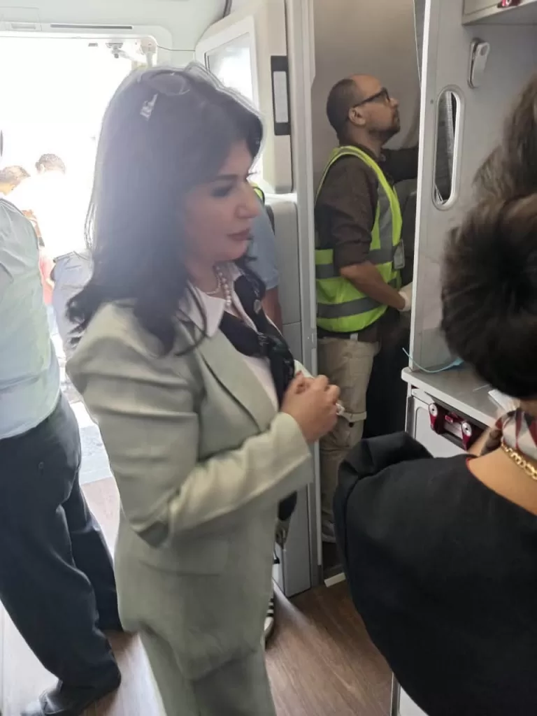 La présidente d’EgyptAir Services Aériens inspecte les sites opérationnels 7 - Le Progrès Egyptien
