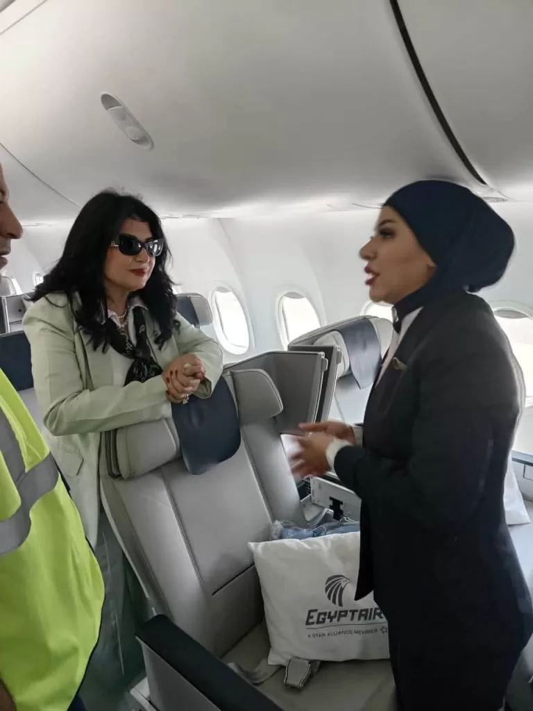 La présidente d’EgyptAir Services Aériens inspecte les sites opérationnels 9 - Le Progrès Egyptien