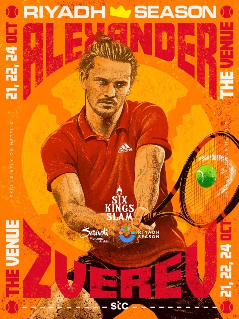 Six Kings Slam : Les stars mondiales du tennis de retour à Riyad en octobre 7 - Le Progrès Egyptien