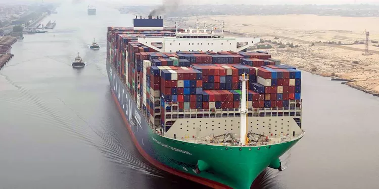 La mégaporte-conteneurs « CMA CGM SAINT GERMAIN » franchit le canal de Suez pour la première fois 2 - Le Progrès Egyptien La mégaporte-conteneurs « CMA CGM SAINT GERMAIN » franchit le canal de Suez pour la première fois 1 - Le Progrès Egyptien