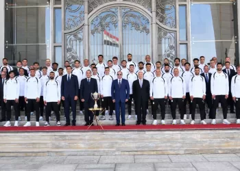 Le président reçoit l’équipe nationale de football