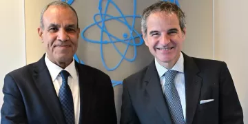 Le ministre des Affaires étrangères s’entretient avec le directeur général de l’AIEA