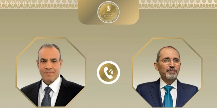 Le ministre des AE examine avec son homologue jordanien l'évolution de la situation dans les territoires palestiniens 1 - Le Progrès Egyptien