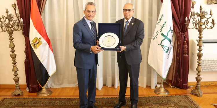 Le président du Conseil d’État reçoit le ministre des Affaires parlementaires 1 - Le Progrès Egyptien