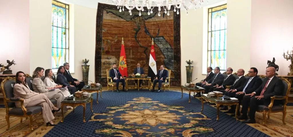 Al-Sissi et Milatović ouvrent une nouvelle page dans les relations entre l’Égypte et le Monténégro 6 - Le Progrès Egyptien Al-Sissi et Milatović ouvrent une nouvelle page dans les relations entre l’Égypte et le Monténégro 5 - Le Progrès Egyptien