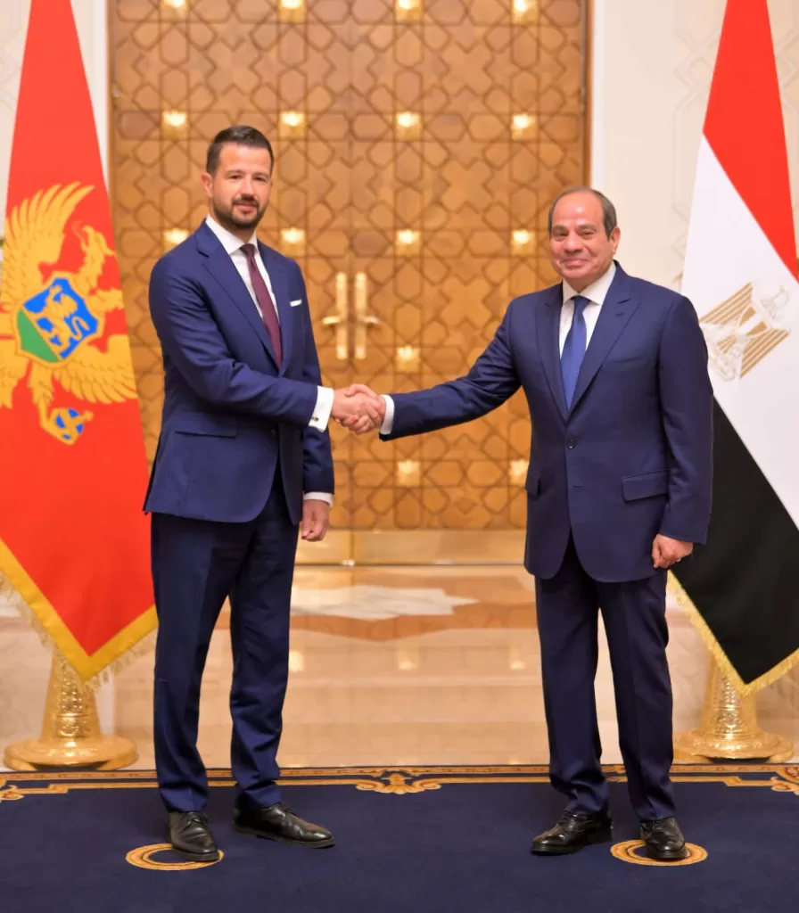 Al-Sissi et Milatović ouvrent une nouvelle page dans les relations entre l’Égypte et le Monténégro 4 - Le Progrès Egyptien Al-Sissi et Milatović ouvrent une nouvelle page dans les relations entre l’Égypte et le Monténégro 3 - Le Progrès Egyptien