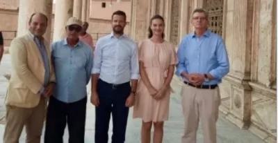 Le président du Monténégro et son épouse visitent la Citadelle de Salah Eddine au Caire 2 - Le Progrès Egyptien Le président du Monténégro et son épouse visitent la Citadelle de Salah Eddine au Caire 1 - Le Progrès Egyptien