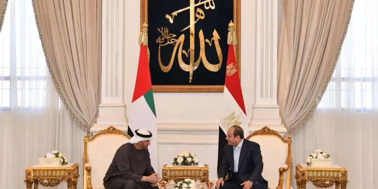 Al-Sissi et Mohamed ben Zayed évoquent les crises régionales 1 - Le Progrès Egyptien