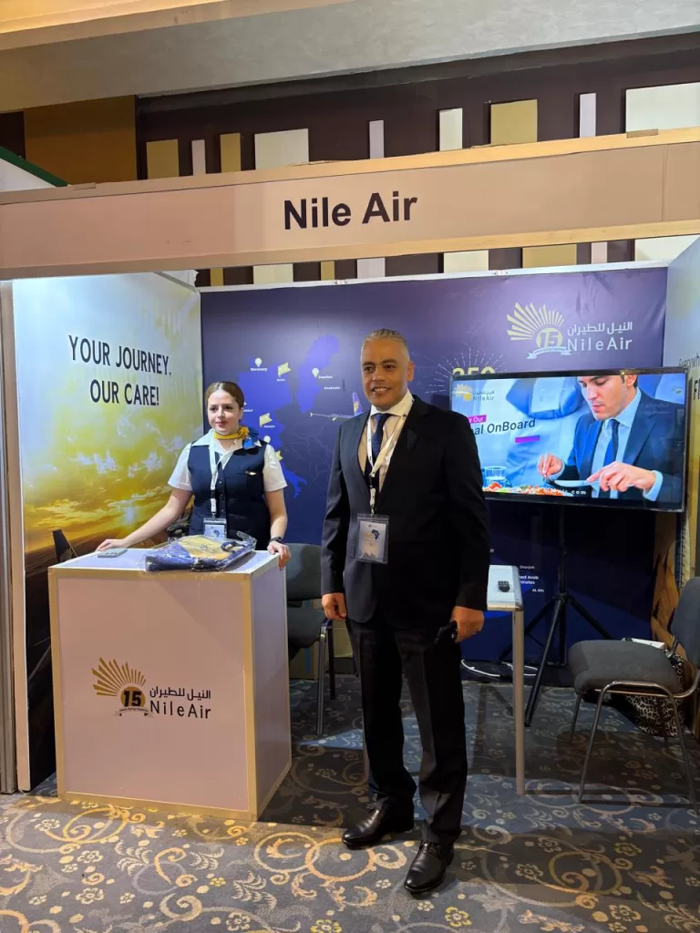 Nile Air met en avant ses services à l’exposition de la Semaine de l’aviation Afrique–Océan Indien 5 - Le Progrès Egyptien